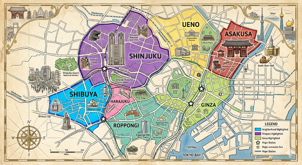 Tokyo Neighborhoods Guide